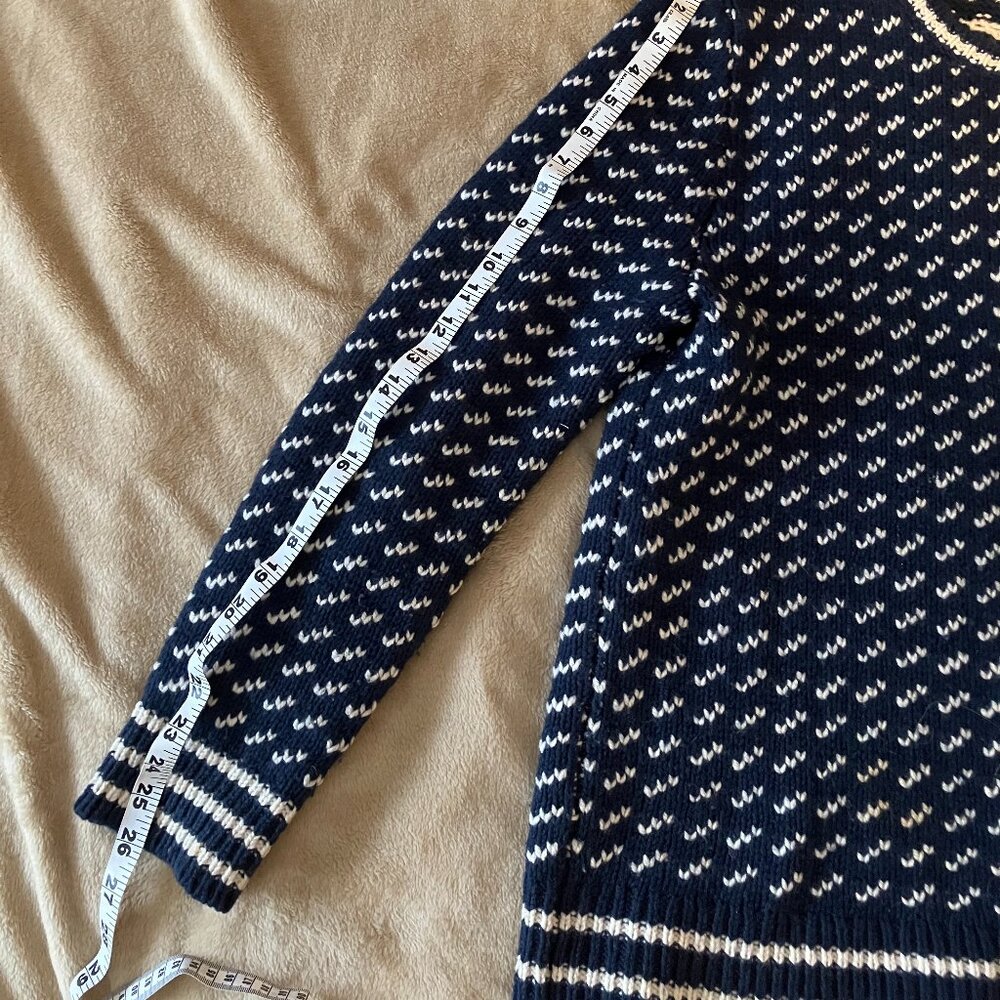 Bean's Large Classic Ragg Wool Sweater, Crewneck Bird's-Eye - Picture 3 of 8